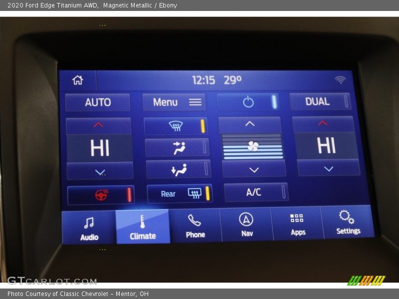 Magnetic Metallic / Ebony 2020 Ford Edge Titanium AWD