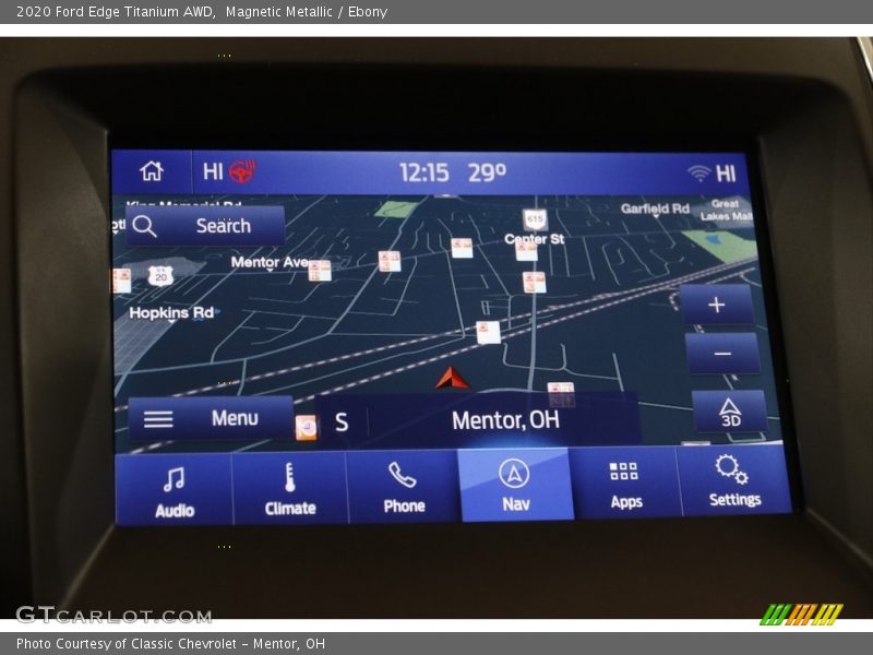 Magnetic Metallic / Ebony 2020 Ford Edge Titanium AWD