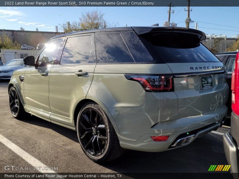SVO Premium Palette Green / Cirrus/Ebony 2022 Land Rover Range Rover Sport SVR