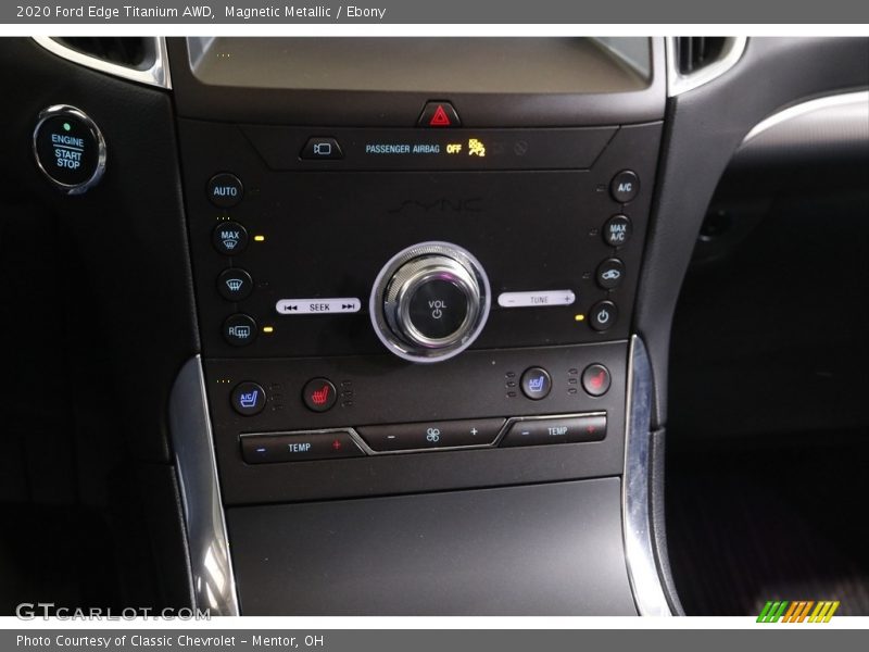 Magnetic Metallic / Ebony 2020 Ford Edge Titanium AWD