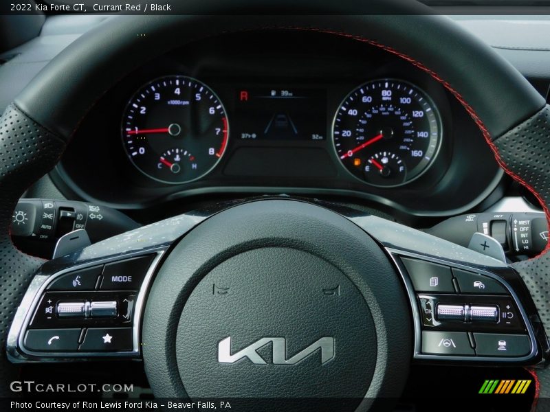 Currant Red / Black 2022 Kia Forte GT