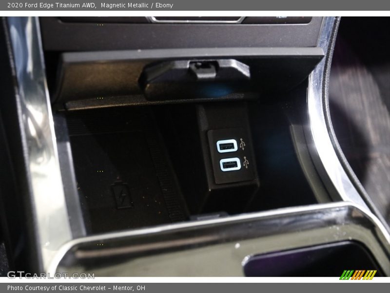 Magnetic Metallic / Ebony 2020 Ford Edge Titanium AWD