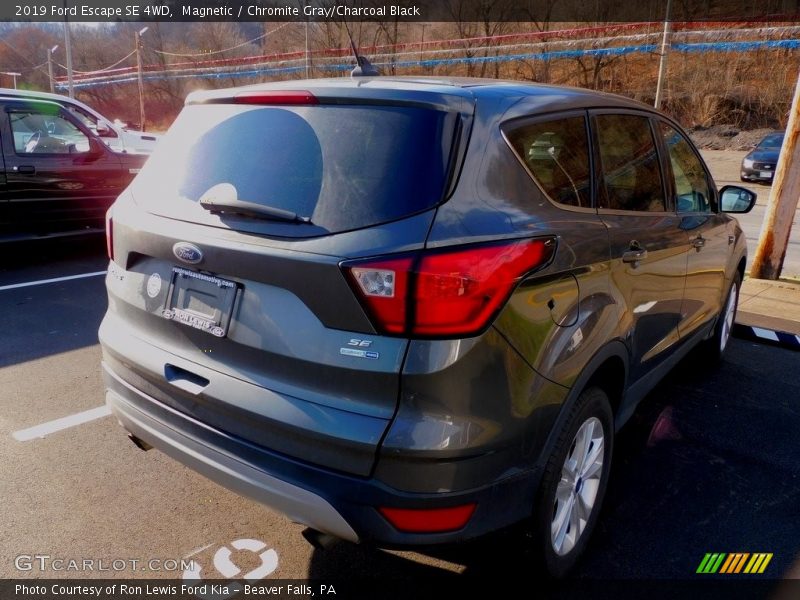Magnetic / Chromite Gray/Charcoal Black 2019 Ford Escape SE 4WD