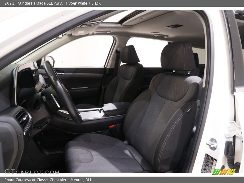 Hyper White / Black 2021 Hyundai Palisade SEL AWD