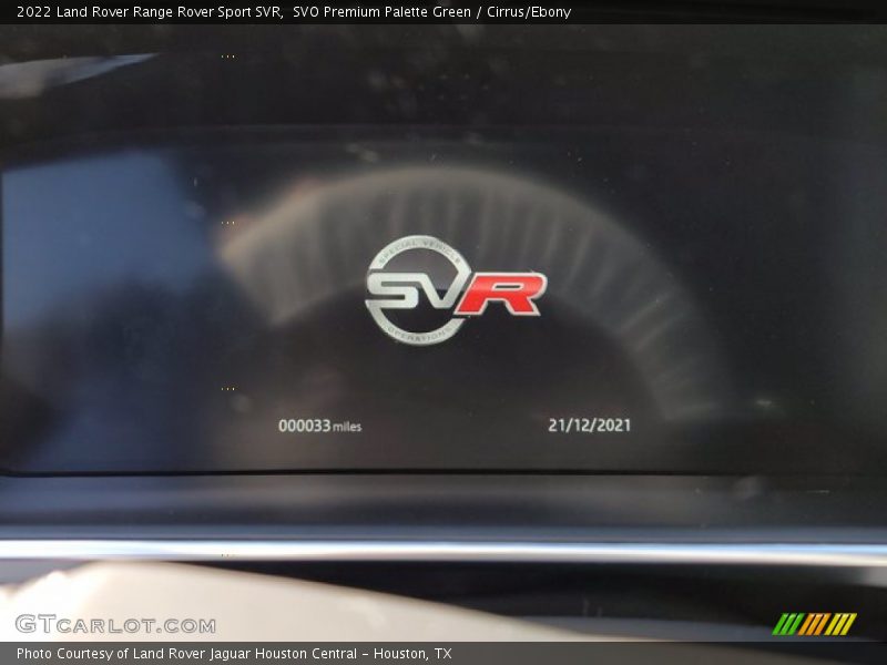 SVO Premium Palette Green / Cirrus/Ebony 2022 Land Rover Range Rover Sport SVR