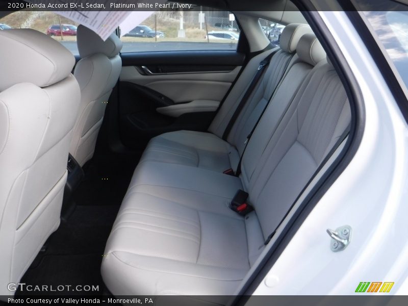 Platinum White Pearl / Ivory 2020 Honda Accord EX-L Sedan