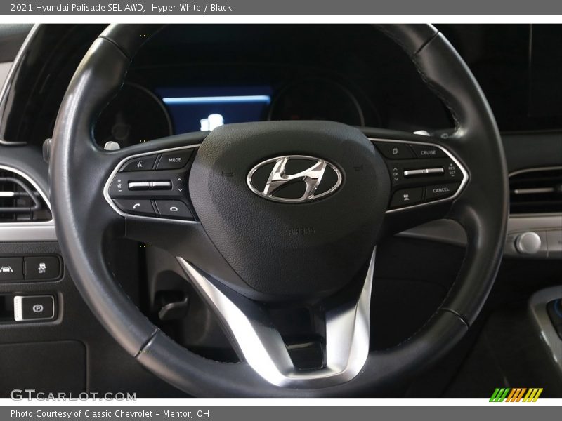 Hyper White / Black 2021 Hyundai Palisade SEL AWD