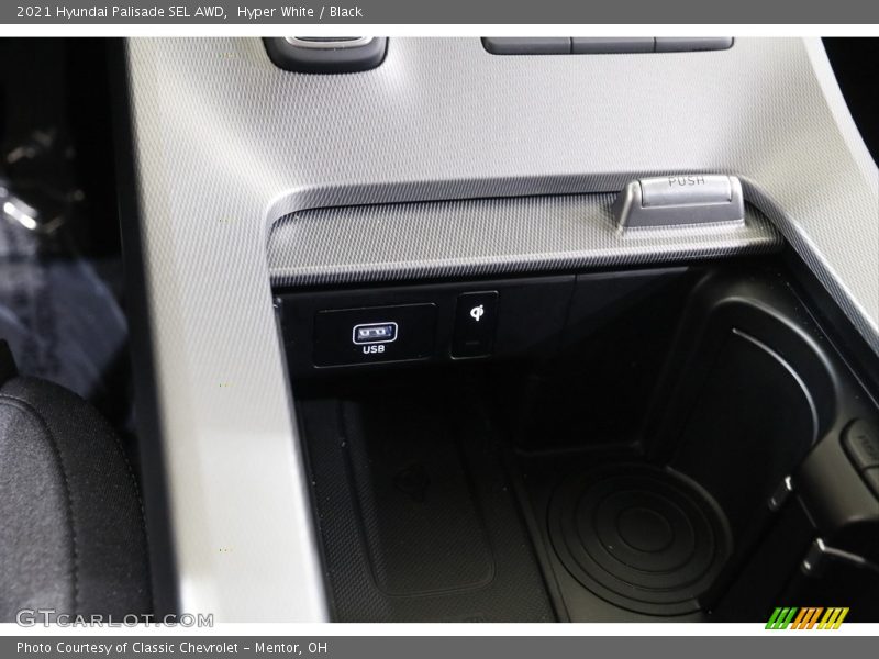 Hyper White / Black 2021 Hyundai Palisade SEL AWD