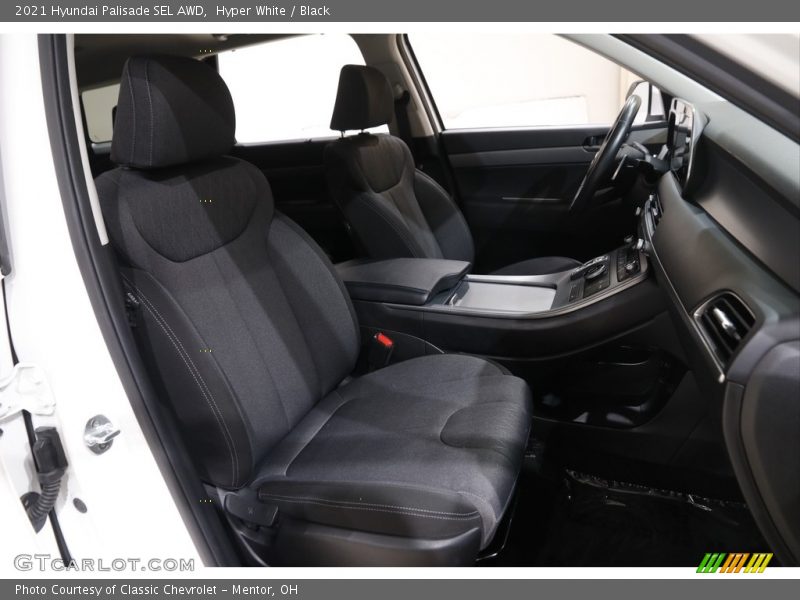 Hyper White / Black 2021 Hyundai Palisade SEL AWD