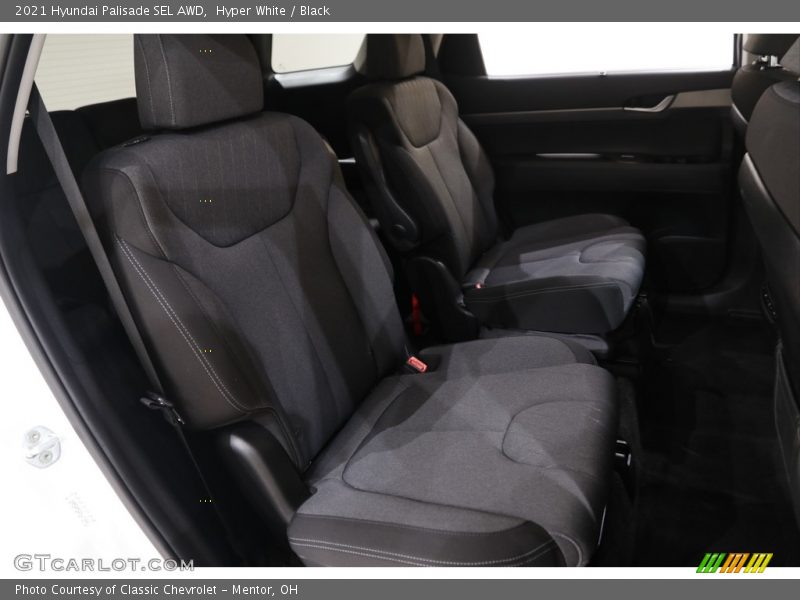 Hyper White / Black 2021 Hyundai Palisade SEL AWD