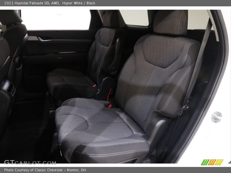Hyper White / Black 2021 Hyundai Palisade SEL AWD