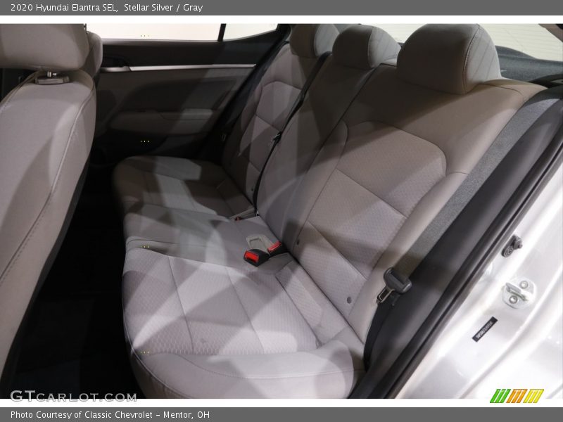 Stellar Silver / Gray 2020 Hyundai Elantra SEL