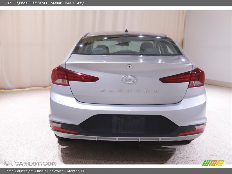 Stellar Silver / Gray 2020 Hyundai Elantra SEL