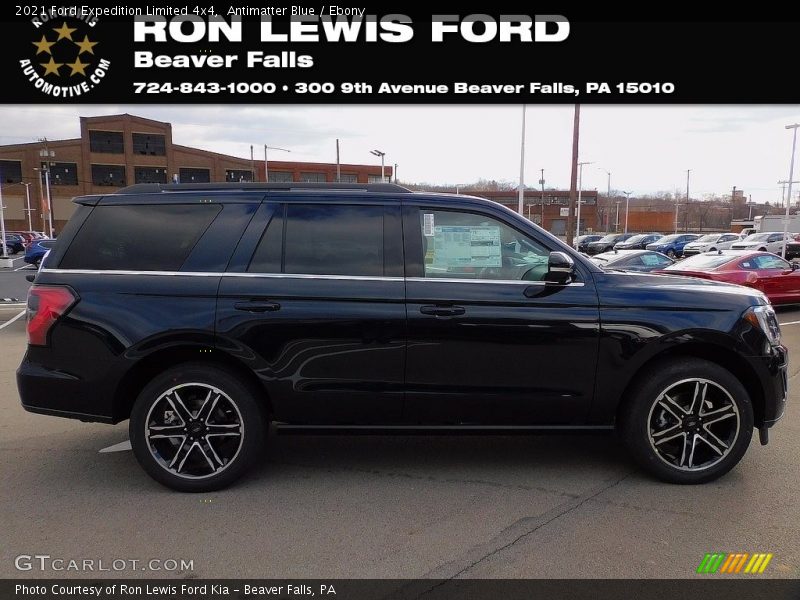 Antimatter Blue / Ebony 2021 Ford Expedition Limited 4x4