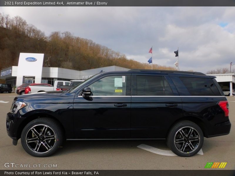 Antimatter Blue / Ebony 2021 Ford Expedition Limited 4x4