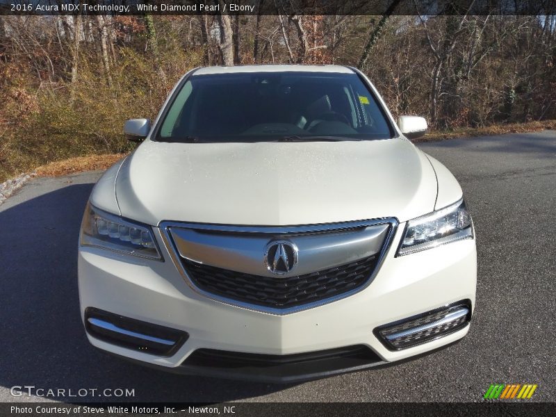 White Diamond Pearl / Ebony 2016 Acura MDX Technology