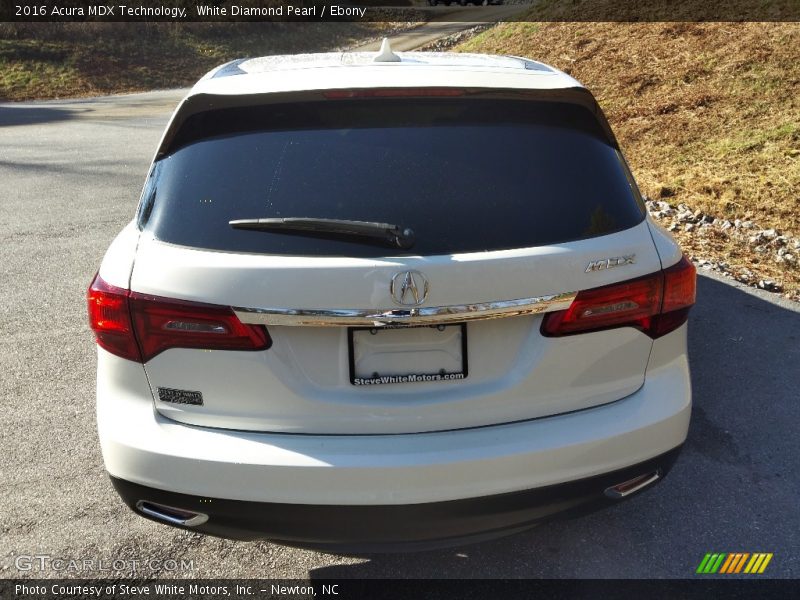 White Diamond Pearl / Ebony 2016 Acura MDX Technology