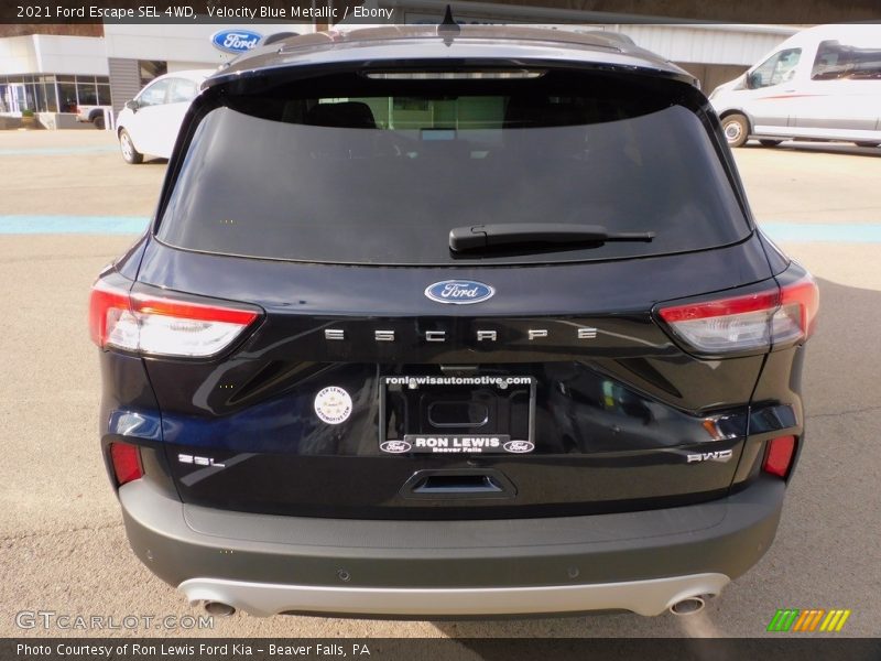 Velocity Blue Metallic / Ebony 2021 Ford Escape SEL 4WD