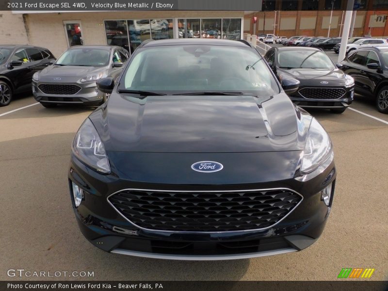 Velocity Blue Metallic / Ebony 2021 Ford Escape SEL 4WD