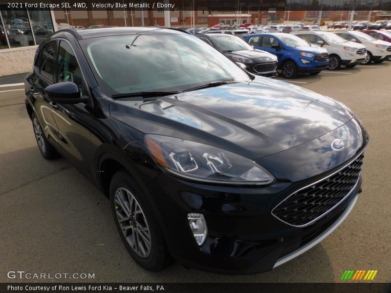 Velocity Blue Metallic / Ebony 2021 Ford Escape SEL 4WD
