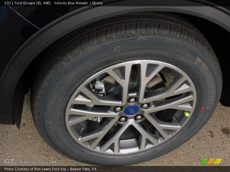 Velocity Blue Metallic / Ebony 2021 Ford Escape SEL 4WD