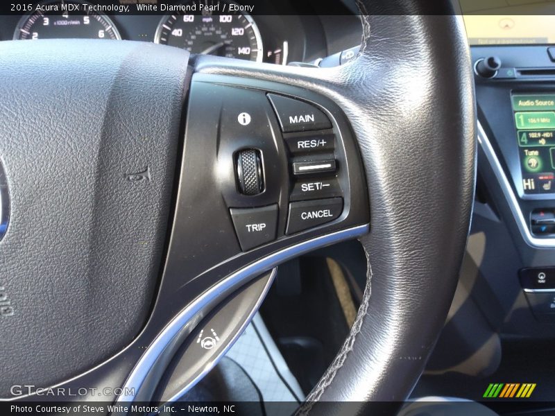 White Diamond Pearl / Ebony 2016 Acura MDX Technology