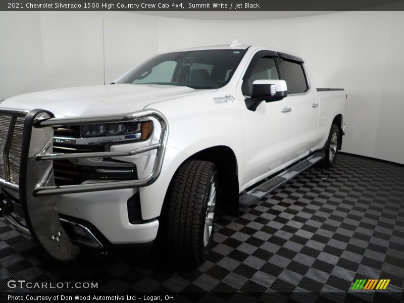 Summit White / Jet Black 2021 Chevrolet Silverado 1500 High Country Crew Cab 4x4