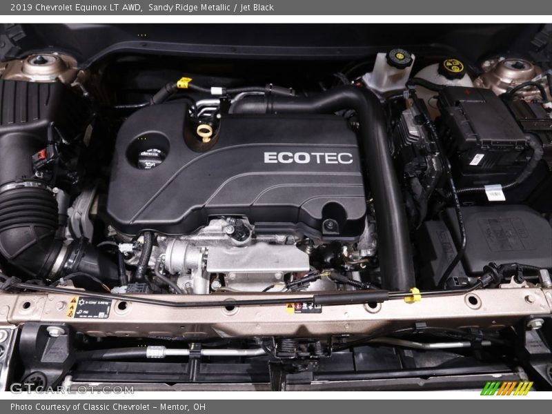 Sandy Ridge Metallic / Jet Black 2019 Chevrolet Equinox LT AWD