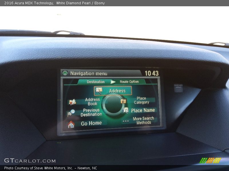 White Diamond Pearl / Ebony 2016 Acura MDX Technology