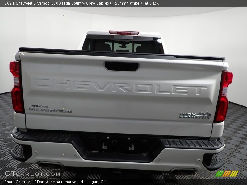 Summit White / Jet Black 2021 Chevrolet Silverado 1500 High Country Crew Cab 4x4