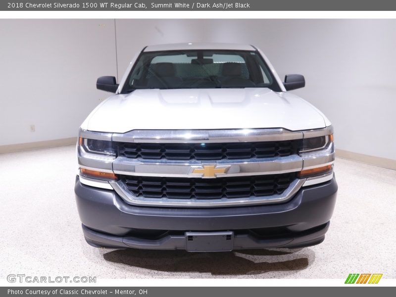 Summit White / Dark Ash/Jet Black 2018 Chevrolet Silverado 1500 WT Regular Cab