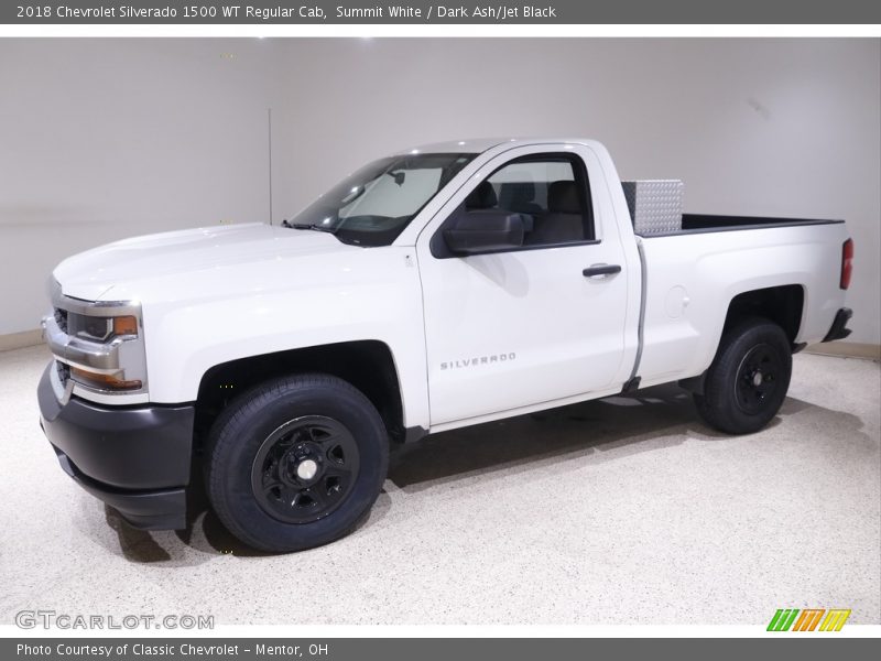 Summit White / Dark Ash/Jet Black 2018 Chevrolet Silverado 1500 WT Regular Cab