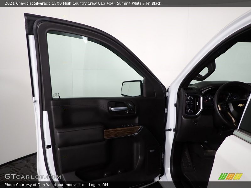 Summit White / Jet Black 2021 Chevrolet Silverado 1500 High Country Crew Cab 4x4