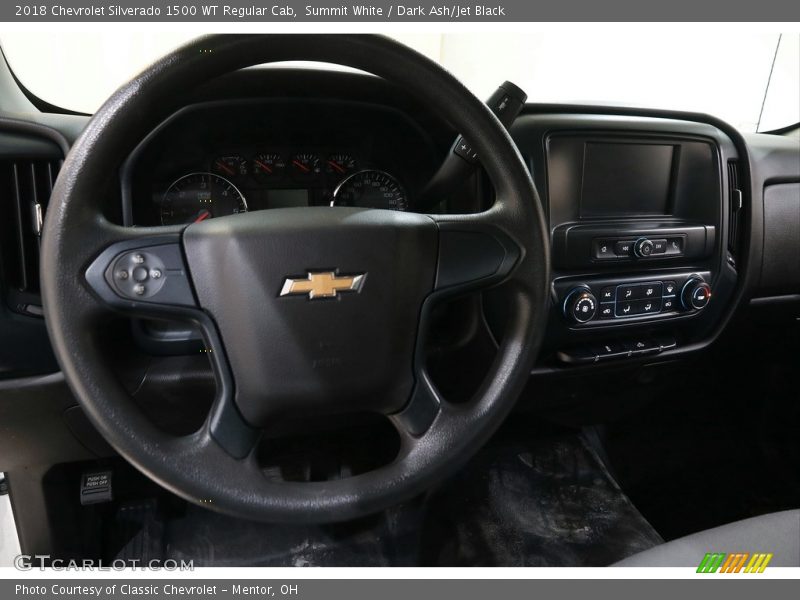 Summit White / Dark Ash/Jet Black 2018 Chevrolet Silverado 1500 WT Regular Cab