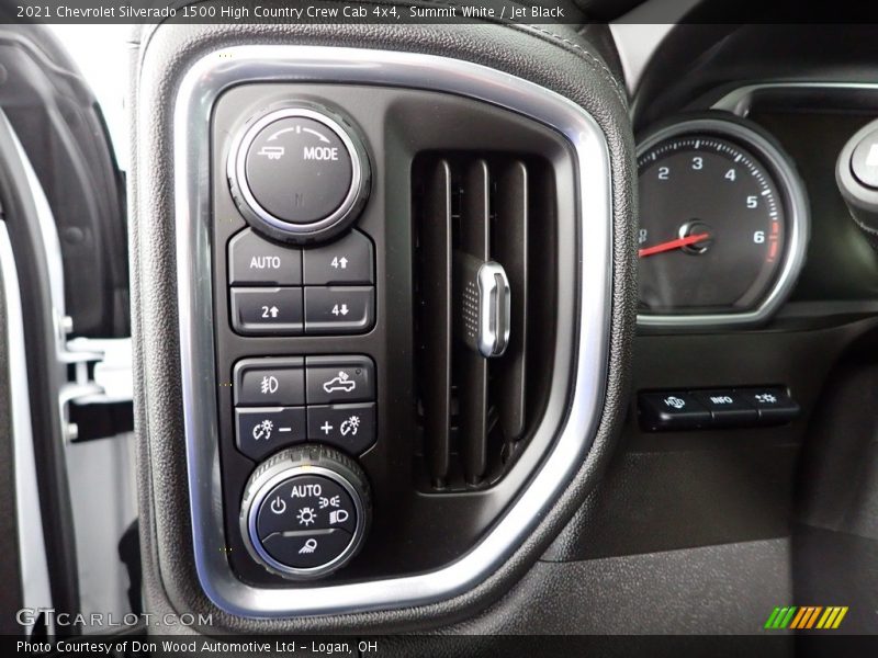 Summit White / Jet Black 2021 Chevrolet Silverado 1500 High Country Crew Cab 4x4