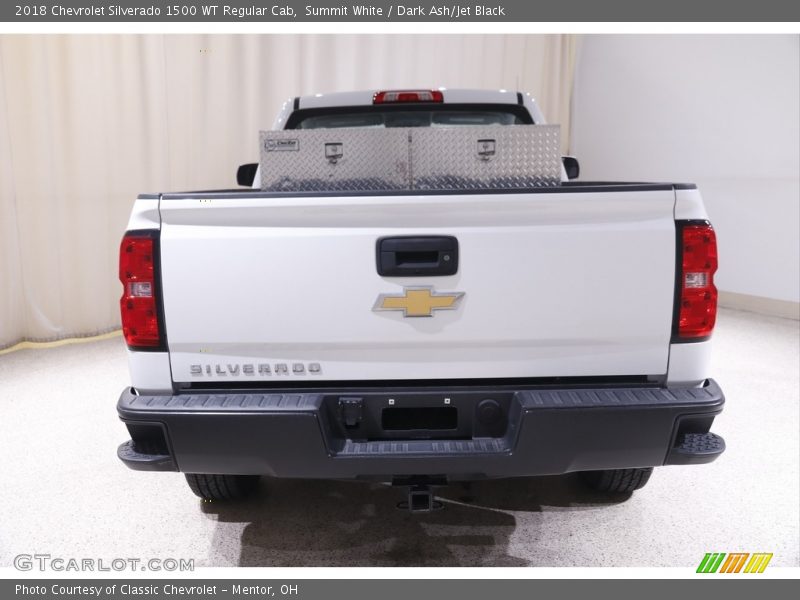 Summit White / Dark Ash/Jet Black 2018 Chevrolet Silverado 1500 WT Regular Cab