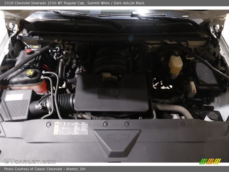 Summit White / Dark Ash/Jet Black 2018 Chevrolet Silverado 1500 WT Regular Cab