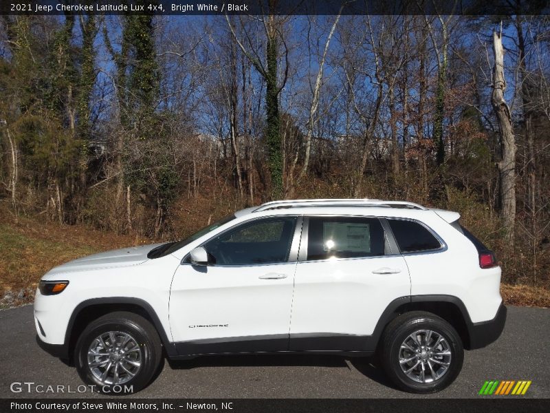 Bright White / Black 2021 Jeep Cherokee Latitude Lux 4x4
