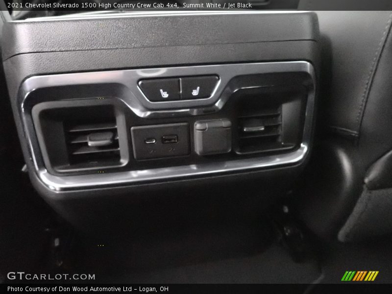 Summit White / Jet Black 2021 Chevrolet Silverado 1500 High Country Crew Cab 4x4