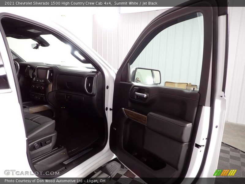 Summit White / Jet Black 2021 Chevrolet Silverado 1500 High Country Crew Cab 4x4