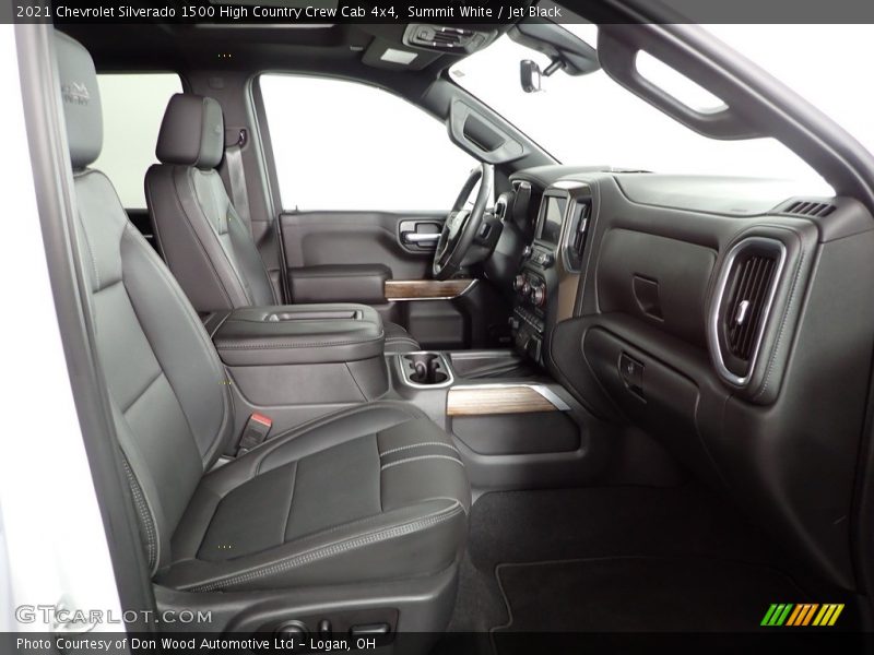 Summit White / Jet Black 2021 Chevrolet Silverado 1500 High Country Crew Cab 4x4