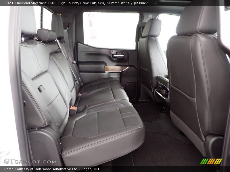 Summit White / Jet Black 2021 Chevrolet Silverado 1500 High Country Crew Cab 4x4