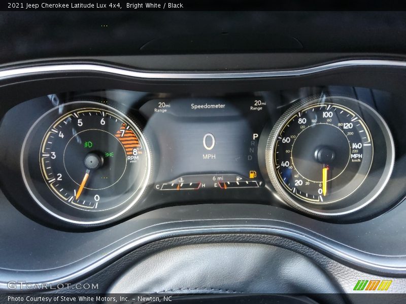 Bright White / Black 2021 Jeep Cherokee Latitude Lux 4x4
