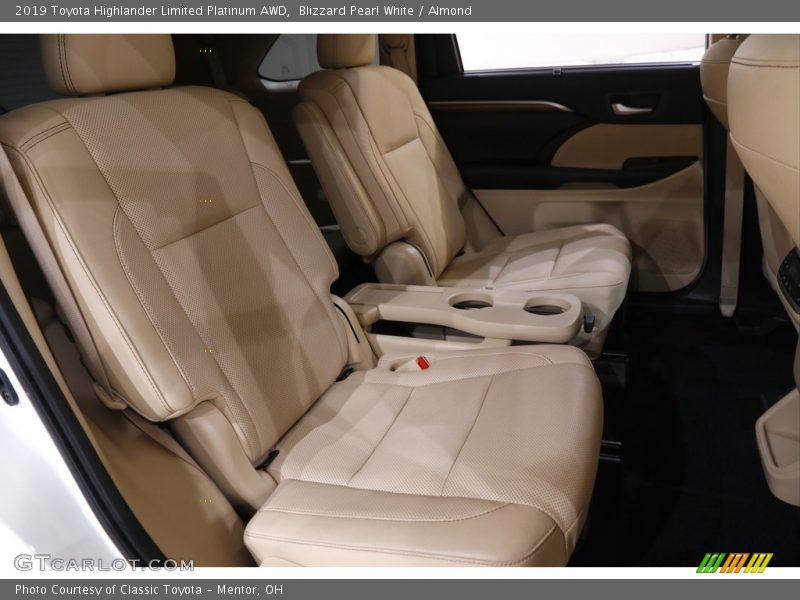 Blizzard Pearl White / Almond 2019 Toyota Highlander Limited Platinum AWD