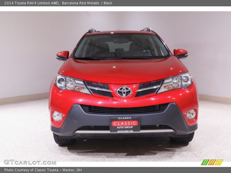 Barcelona Red Metallic / Black 2014 Toyota RAV4 Limited AWD