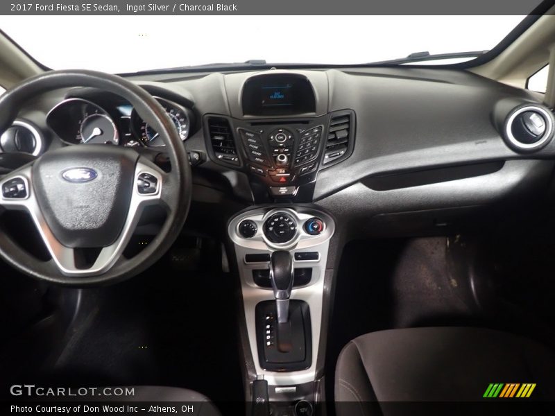 Ingot Silver / Charcoal Black 2017 Ford Fiesta SE Sedan
