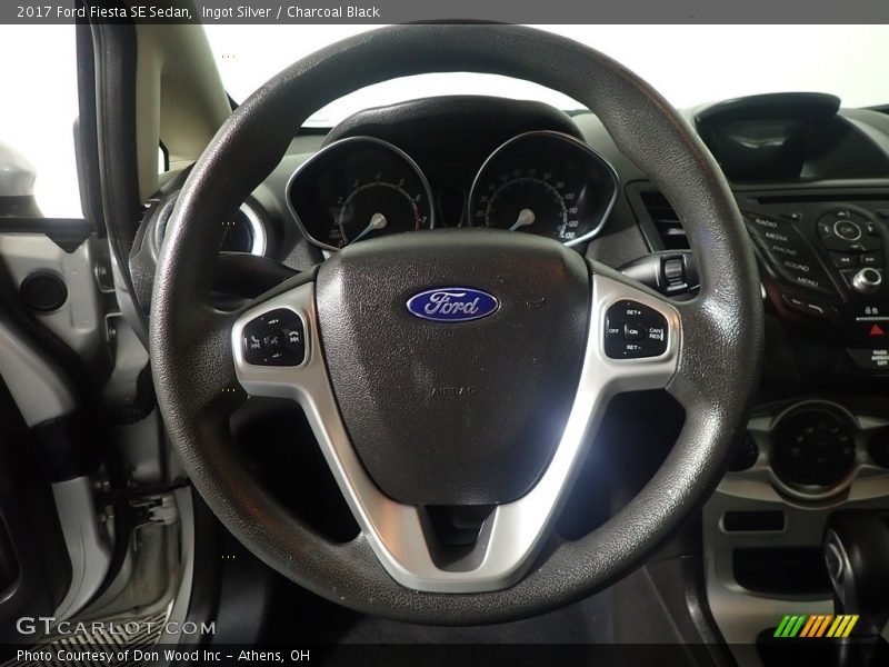 Ingot Silver / Charcoal Black 2017 Ford Fiesta SE Sedan