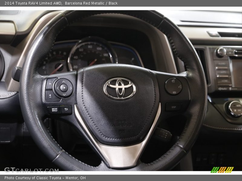 Barcelona Red Metallic / Black 2014 Toyota RAV4 Limited AWD