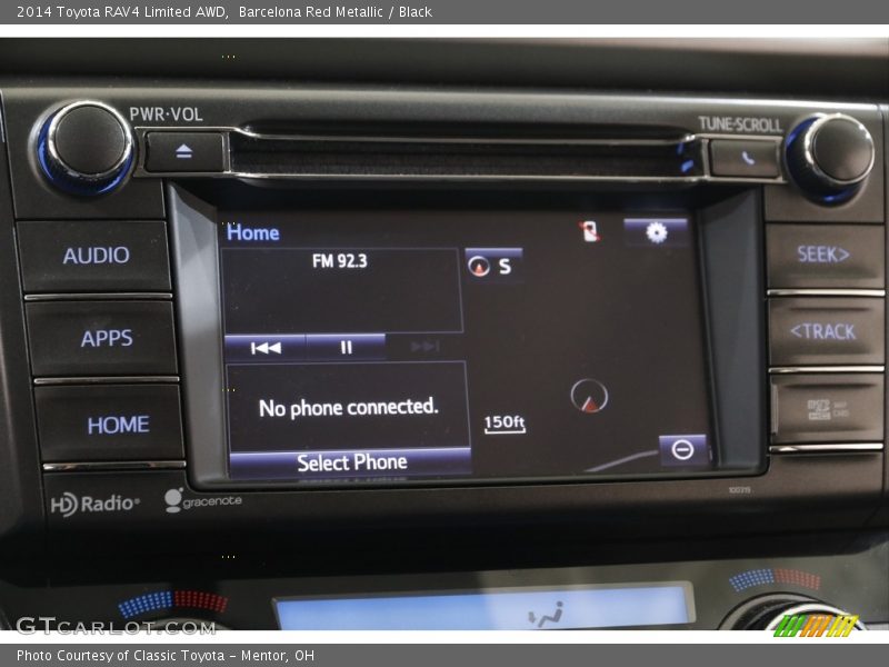 Barcelona Red Metallic / Black 2014 Toyota RAV4 Limited AWD