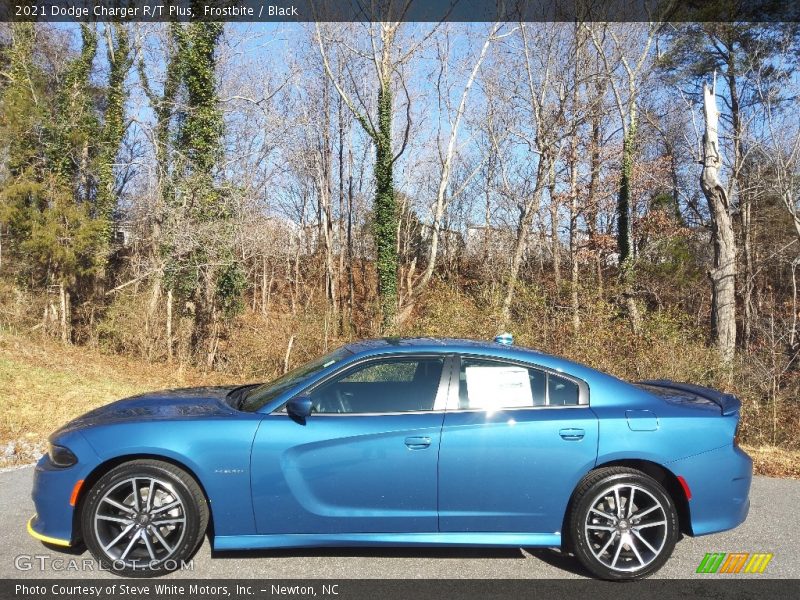 Frostbite / Black 2021 Dodge Charger R/T Plus